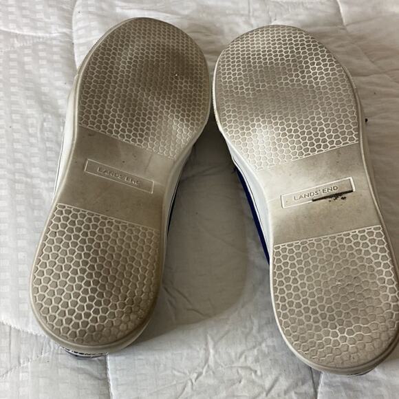 Lands End Mens Lightweight Boat Shoes Blue 13D - Picture 6 of 11